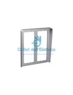 Visière anti-pluie à 2 rangées Urmet 1158/626 pour 6 modules verticaux en acier